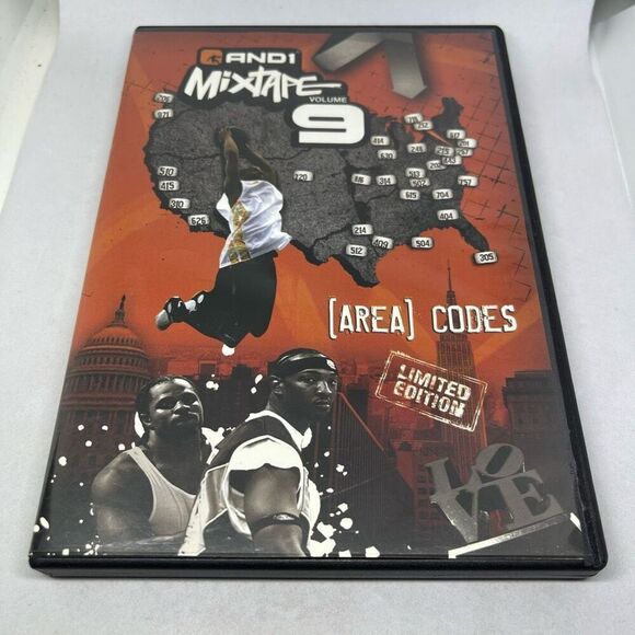 And 1 MixTape - Volume 9: Area Codes (DVD, 2006) Street Ball Basketball - Picture 1 of 4